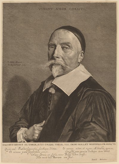 Jacob Revius 作者 Jonas Suyderhoff 在 Frans Hals 之后