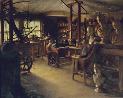 詹姆斯·瓦特（James Watt）的工作室，1889年 作者 乔纳森·普拉特（Jonathan Pratt）