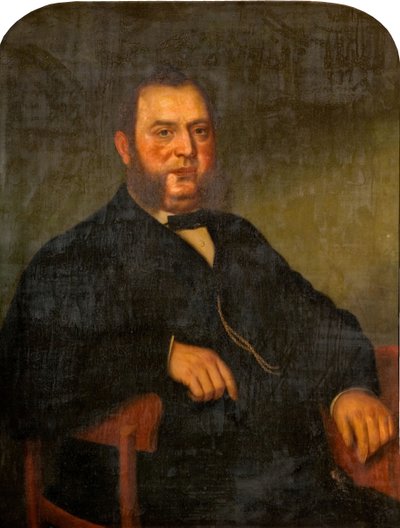 乔治-海恩斯的肖像，1850-1900。 作者 乔纳森·普拉特