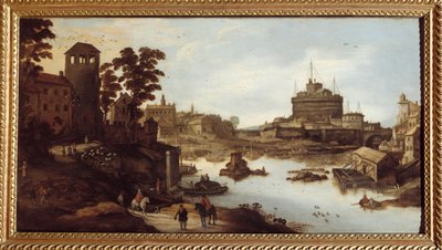 罗马台伯河（Tevere）和圣安杰洛城堡（Castel Sant
