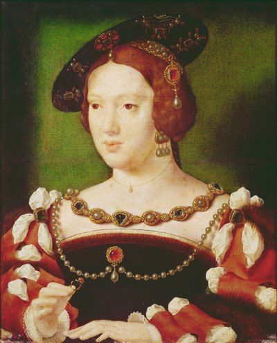 哈普斯堡埃莉诺的肖像（1498-1558） 作者 Joos van Cleve