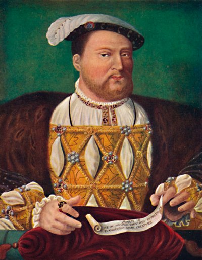 亨利八世汉普顿宫的肖像，c1530，1903年 作者 Joos van Cleve