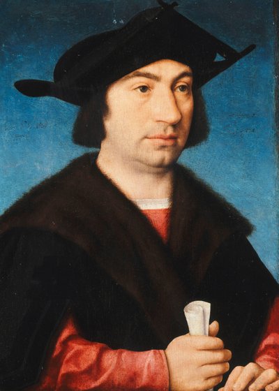 Stefano Raggio的肖像，半身， 作者 乔斯范克里夫