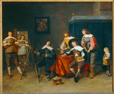 Peintre faisant un portrait, autrefois dit L