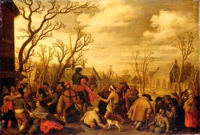 圣马丁为乞丐割下部分斗篷 作者 Joost Cornelisz Droochsloot