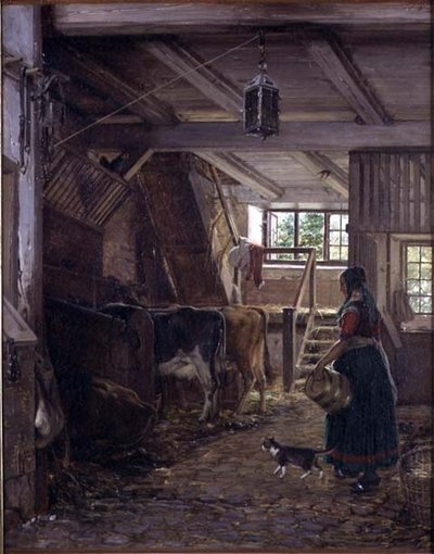 在牛棚里 作者 乔根·罗德（Jorgan Roed）