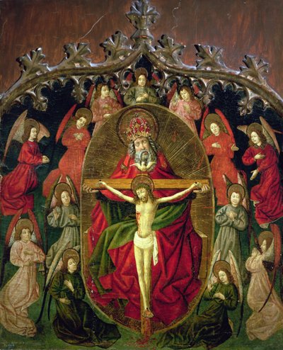 被天使包围的圣三位一体 作者 豪尔赫·英格尔斯