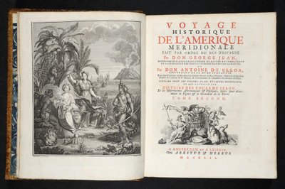 南美洲旅行史的主题，酒吧。 1752 作者 豪尔赫和乌洛亚，安东尼奥·德胡安·圣塔西利亚