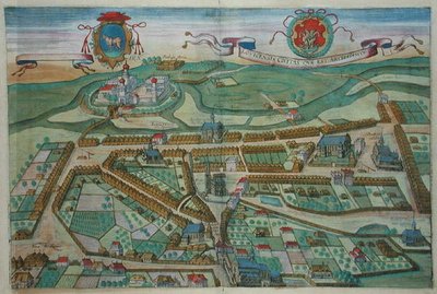 Lovicensis，来自Georg Braun（1541-1622）和Frans Hogenburg（1535-90）的《Civitates Orbis Terrarum》，约1572年（彩色雕版画）。 作者 乔里斯（后）霍夫纳格尔