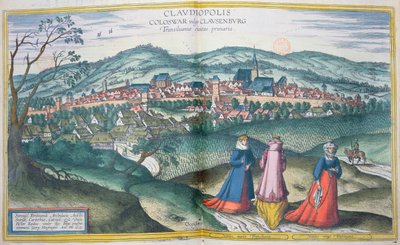 地图纳波卡，从“世界”布劳恩（1541年至1622年）和弗兰茨Hogenbergh（1535年至1590年），布鲁塞尔，1574 作者 乔里斯·霍夫纳格尔