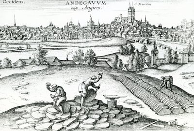 1561年在昂热的板岩采石场 作者 乔里斯·霍夫纳格尔
