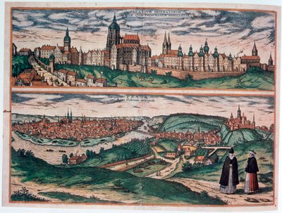 布拉格风景，c1572 作者 乔里斯·霍夫纳格尔
