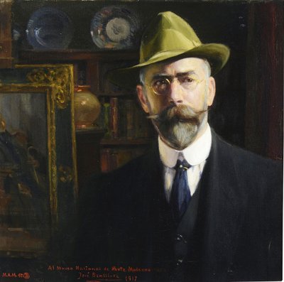 西班牙语  Autorretrato 自画像 作者 何塞·本尼勒·吉尔