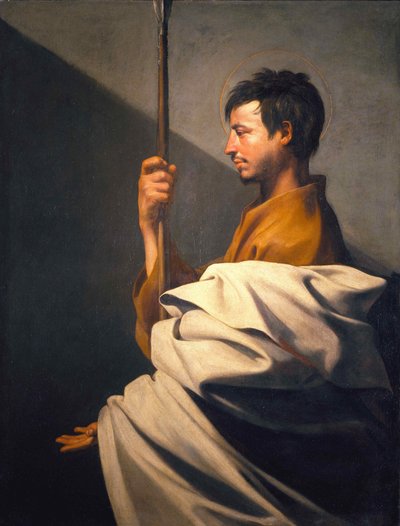 圣托马斯宗徒，约1612年。 作者 何塞·里贝拉·德