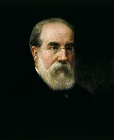 Francisco Pi i Margall（1824-1901 年）肖像 西班牙政治家、作家（1824-1901 年） 作者 何塞·桑切斯·佩斯卡多尔