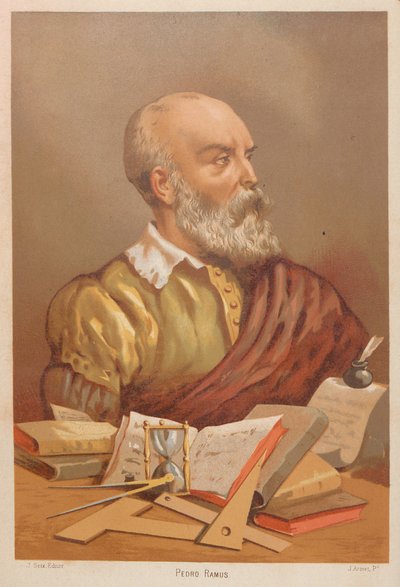 佩特鲁斯-拉姆斯。摘自：《科学与人》，1879年。 作者 何塞·阿梅特·波塔内尔