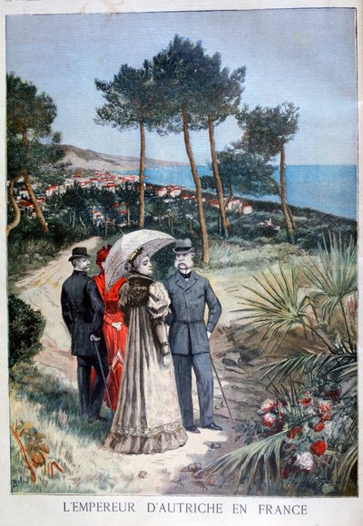 奥地利皇帝弗朗茨·约瑟夫一世（Franz Joseph I）1894年访问法国 作者 何塞·贝伦