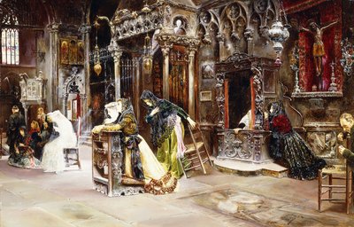 自白，1893年 作者 何塞·加里戈斯·阿诺萨