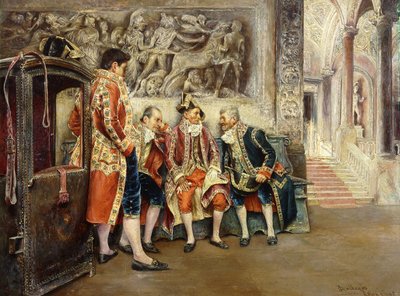 等待他的杰出，1902年 作者 何塞·加里戈斯·阿诺萨