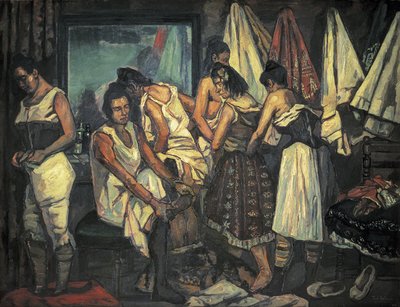 古铁雷斯-索拉纳，何塞（1886-1945）。合唱少女》。1925 年（布面油画） 作者 何塞·古铁雷斯·索拉纳
