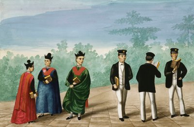 马尼拉及其周边地区：来自不同学院的学生 作者 何塞·霍诺纳托·洛萨诺