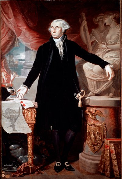 美国总统乔治·华盛顿 (1732-1799) 的肖像 Giuseppe Perovani (1765-1835) 绘画 马德里，圣费尔南多学院 作者 何塞·佩罗瓦尼