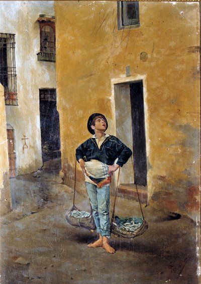 19 世纪塔拉韦拉的《塞纳切罗》复制品（绘画） 作者 Jose Ruiz Blasco