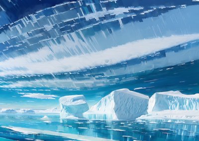 南极流冰和冰山_01 作者 约瑟夫·约翰·迈克尔