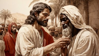 耶稣医治瞎眼的乞丐_01 作者 约瑟夫·约翰·迈克尔