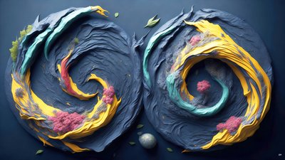 彩画风水土元素_02 作者 约瑟夫·约翰·迈克尔
