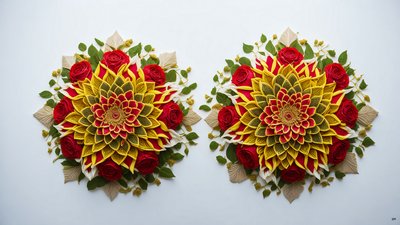曼陀罗：玫瑰花元素_01 作者 约瑟夫·约翰·迈克尔