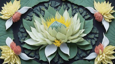 曼陀罗：睡莲 elements_04 作者 约瑟夫·约翰·迈克尔