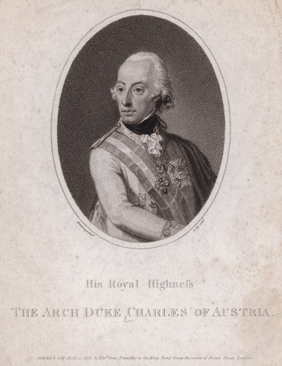 Archduke Charles, Duke of Teschen, Austrian soldier 作者 约瑟夫·克罗辛格