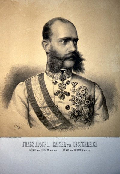 Franz Josef I. 1873 Litho 作者 约瑟夫·克里胡伯（Josef Kriehuber）