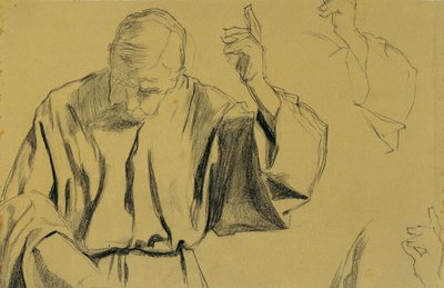 画作 "升天 "的帷幔研究 作者 约瑟夫·瓦拉