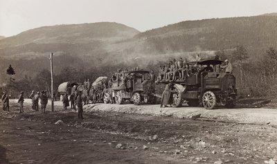 Album "Meine weltkriegs - Erinnerungen South-West Front (Carinthia, Italien, South Tyrol) (My world war - memories of the South-Western Front in Carinthia, Italy, Trentino-Alto Adige) 31/03/1915-12/11/1918 - Josef Zohles Wien ": military vehicles in Hermag 作者 约瑟夫·佐尔斯（Josef Zohles）
