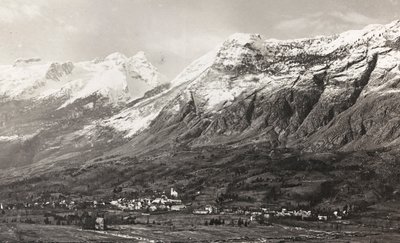 专辑“Meine weltkriegs - Erinnerungen South-West Front (Carinthia, Italien, South Tyrol) (My world war - memory of the South-Western Front in Carinthia, Italy, Trentino-Alto Adige) 31/03/1915-12/11/ 1918 年 - Josef Zohles Wien”：朗本山（黑白照片） 作者 约瑟夫·佐尔斯（Josef Zohles）