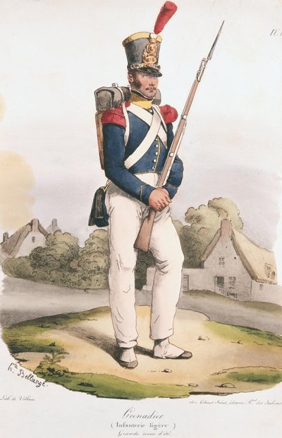 榴弹兵卫队 作者 Joseph Louis Hippolyte Bellange