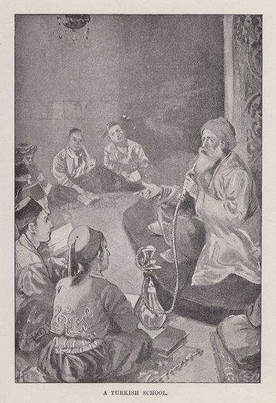 一所土耳其学校（石印 作者 约瑟夫·芬内莫尔（后）