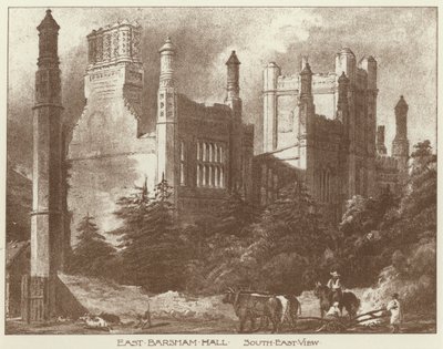 East Barsham Hall，诺福克（石版画） 作者 约瑟夫·纳什