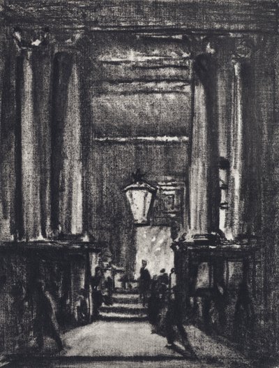 埃克塞特厅（石版画） 作者 约瑟夫·佩内尔（之后）