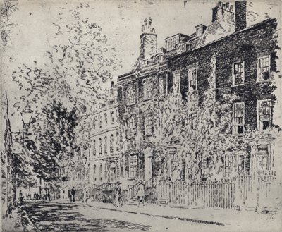 Great College Street (litho) 作者 约瑟夫·佩内尔（之后）