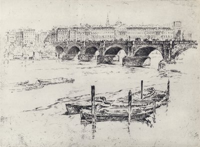 Somerset House (litho) 作者 约瑟夫·佩内尔（之后）