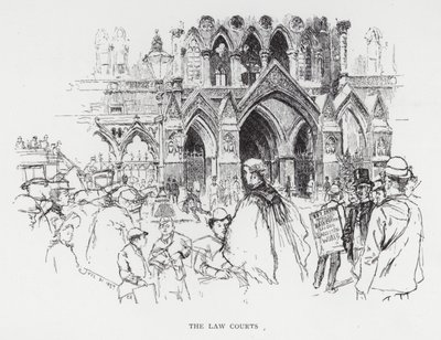 The Law Courts (litho) 作者 约瑟夫·佩内尔（之后）