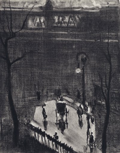 在查令十字架下（石版画） 作者 约瑟夫·佩内尔（之后）