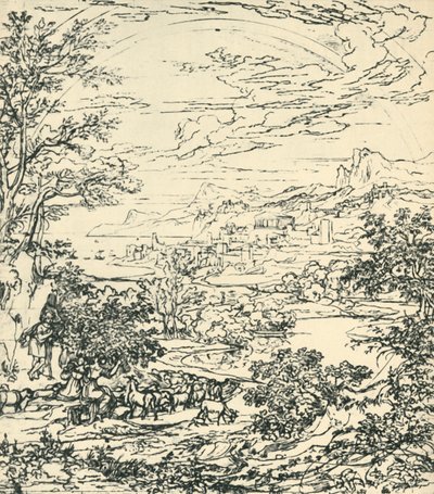 1943年18世纪后期至19世纪初，彩虹景观。 作者 约瑟夫·安东·科赫
