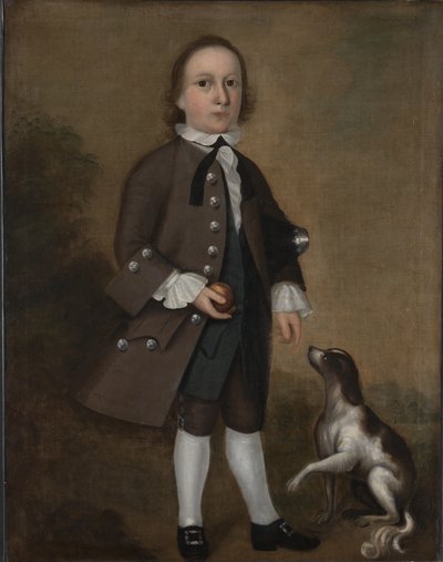耶利米·贝尔纳普 (Jeremiah Belknap)，c. 1758（布面油画） 作者 约瑟夫·巴杰