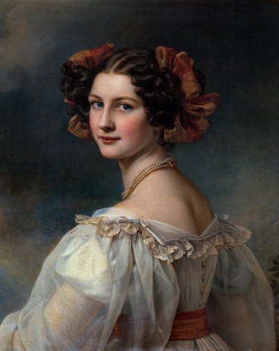 Joseph Karl Stieler (1781-1858) 19 世纪慕尼黑的奥古斯丁肖像画。 宁芬堡城堡 作者 约瑟夫·卡尔·斯蒂勒
