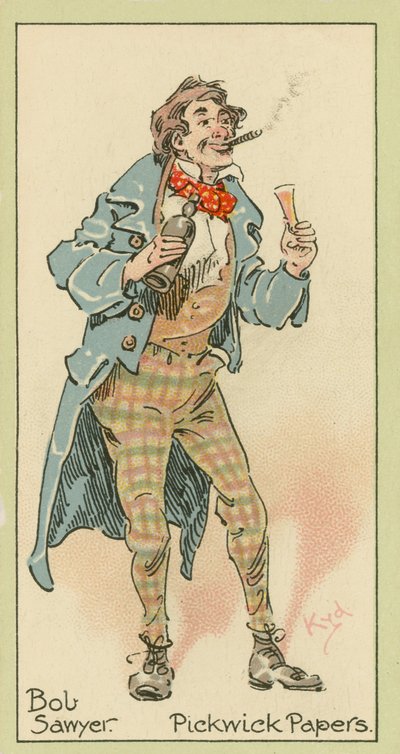 鲍勃-索耶，《匹克威克外传》（彩色石印版） 作者 约瑟夫·克莱顿 (1856-1937)（继）克拉克