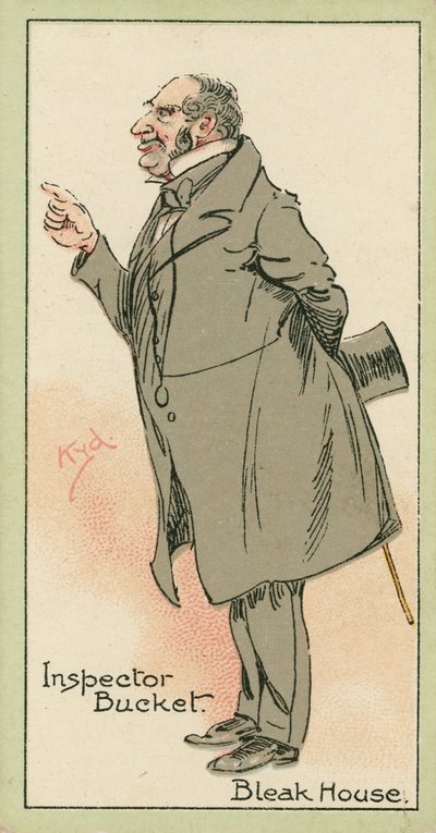 水桶探长》，《荒凉山庄》（彩色石印版） 作者 约瑟夫·克莱顿 (1856-1937)（继）克拉克